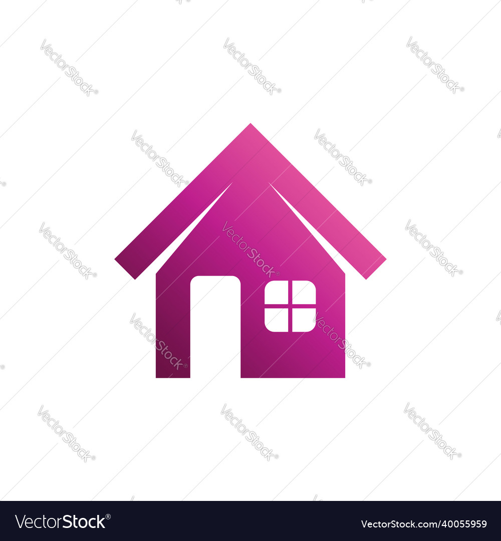Home Immobilien Ikone Haus Logo fit vector image Home Immobilien Ikone Haus Logo fit