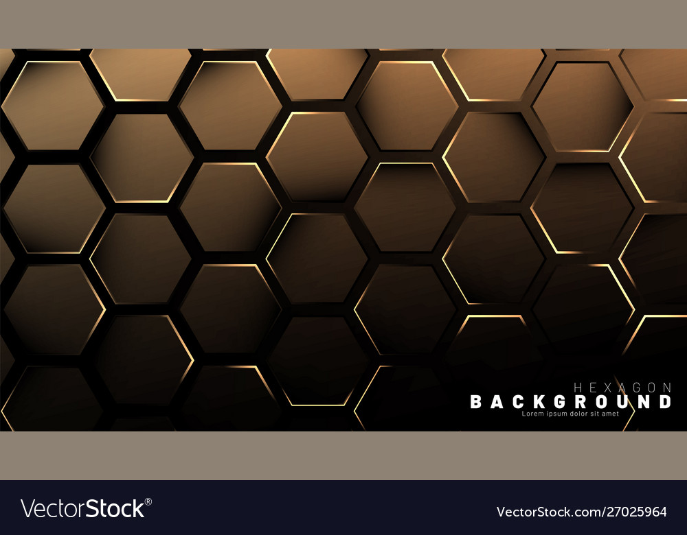 Abstract hexagon gradient colorful light pattern vector image Abstract hexagon gradient colorful light pattern