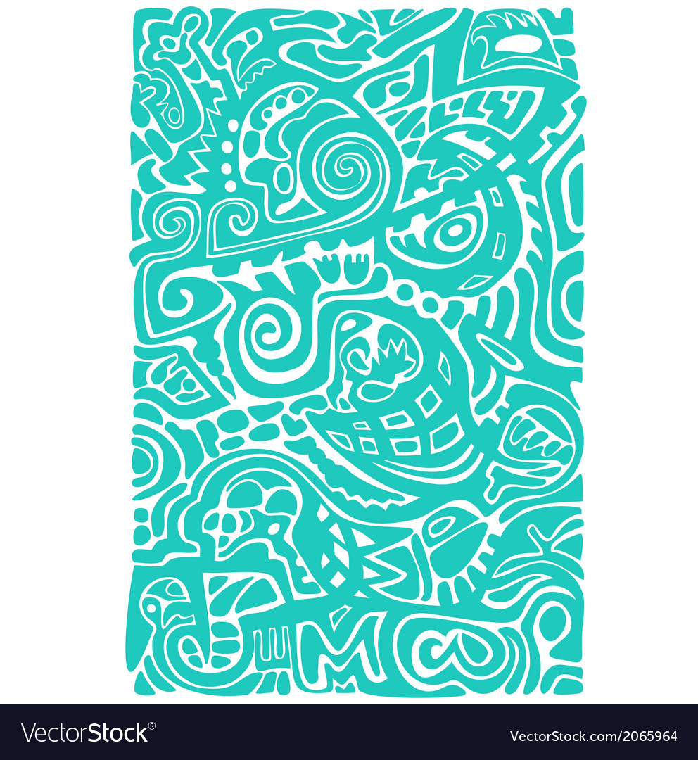Abstract mosaic pattern