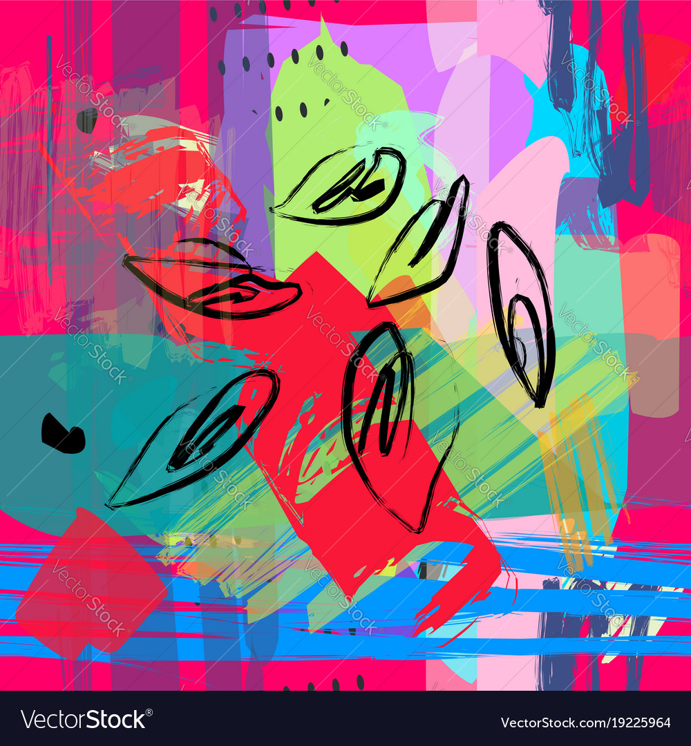 Abstract seamless pattern