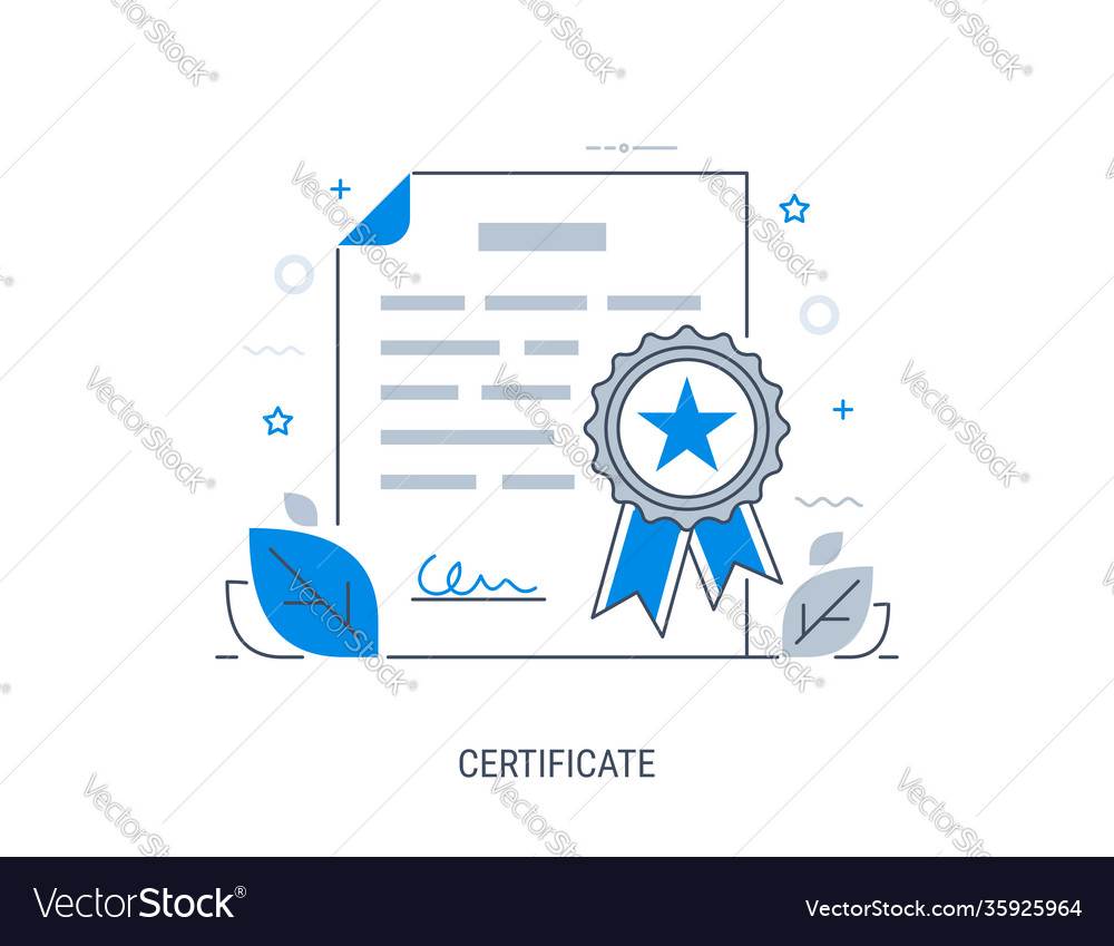Certificate Royalty Free Vector Image Vectorstock Certificate Royalty Free Vector Image Vectorstock