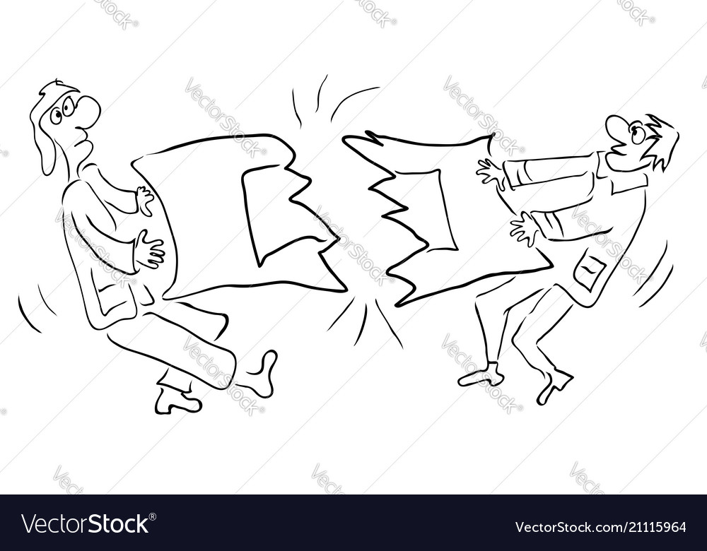 Effects of aggressive competition vector image Effects of aggressive competition