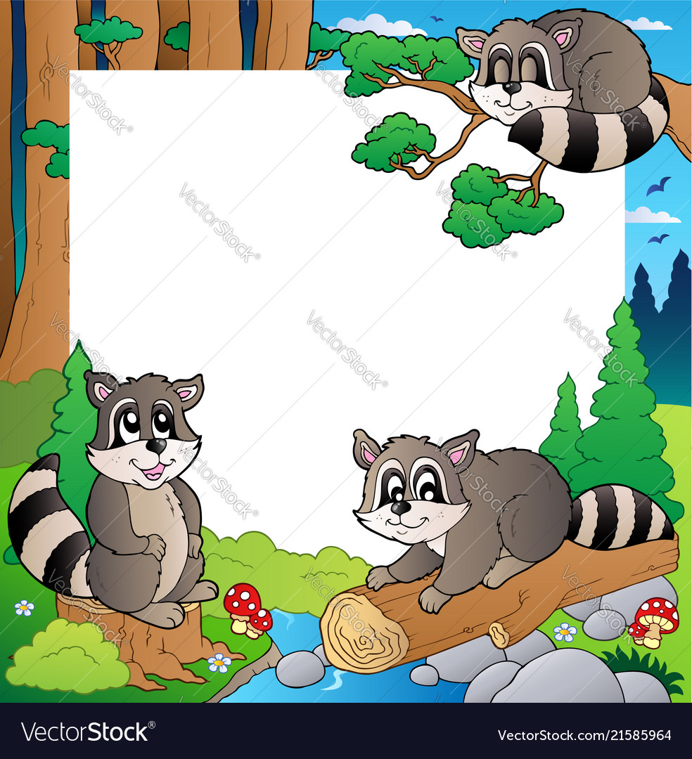 Frame with forest theme 4