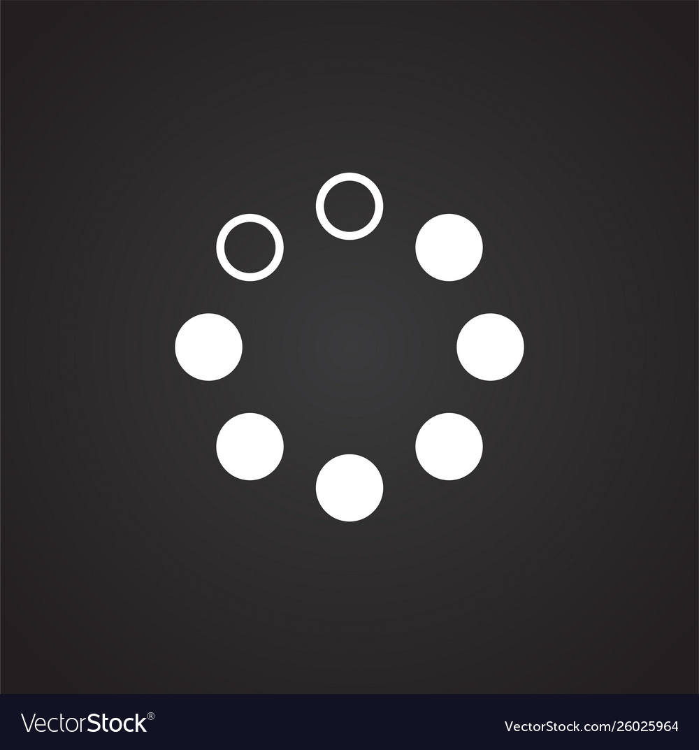 Loading related icon on background for graphic vector image Loading related icon on background for graphic