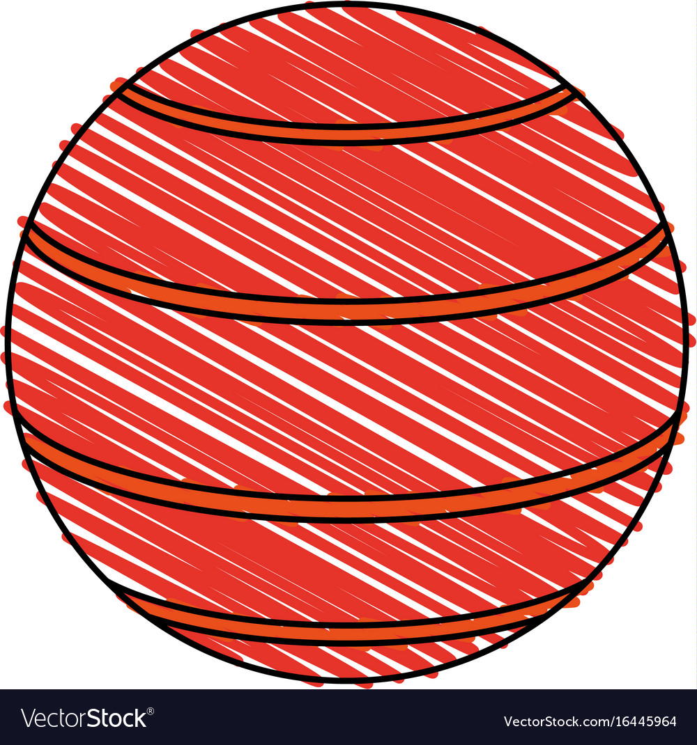 Rubber ball icon image Royalty Free Vector Image