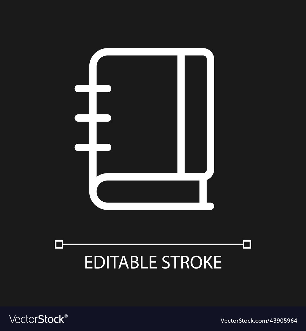 School notebook pixel perfect white linear ui