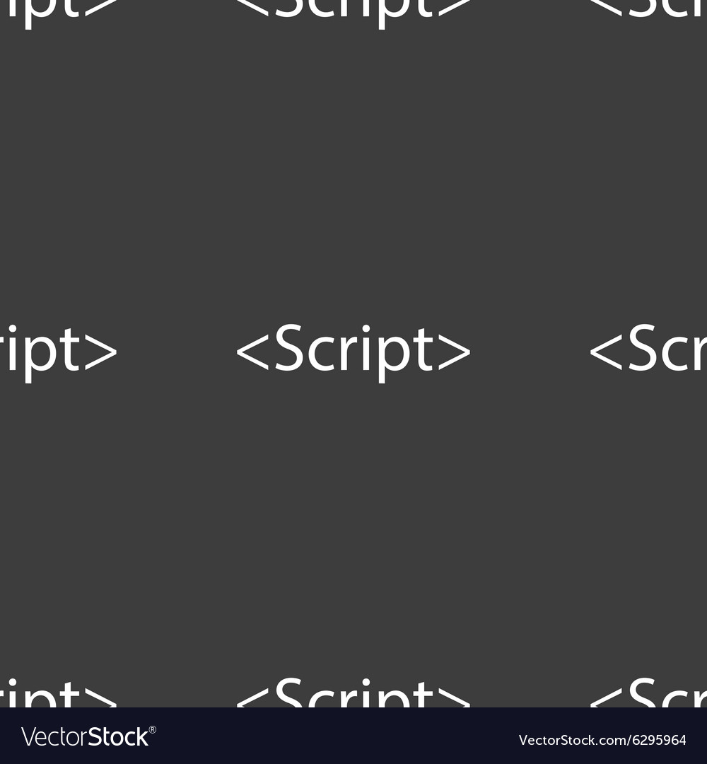 Schriftzeichen Symbol Javascript Code Symbol nahtlos