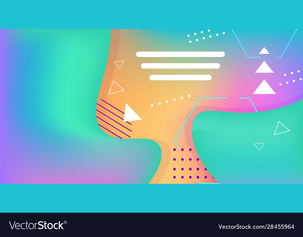 Web template with blank bars dynamical colorful vector image Web template with blank bars dynamical colorful