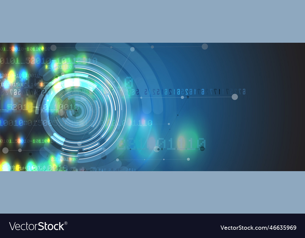 Abstract futuristic circuit computer internet vector image Abstract futuristic circuit computer internet