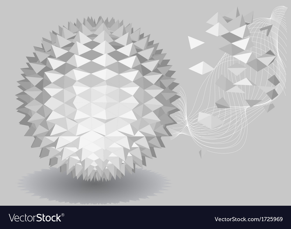 Complex 3D Polyhedron Background