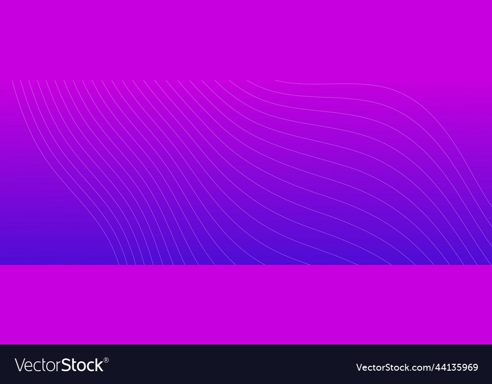 Dynamic background with white wave lines vector image Dynamic background with white wave lines