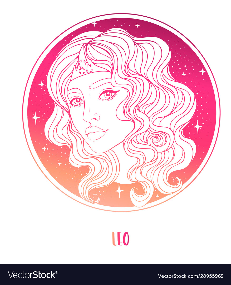 Leo astrological sign as a Royalty Free Vector Image