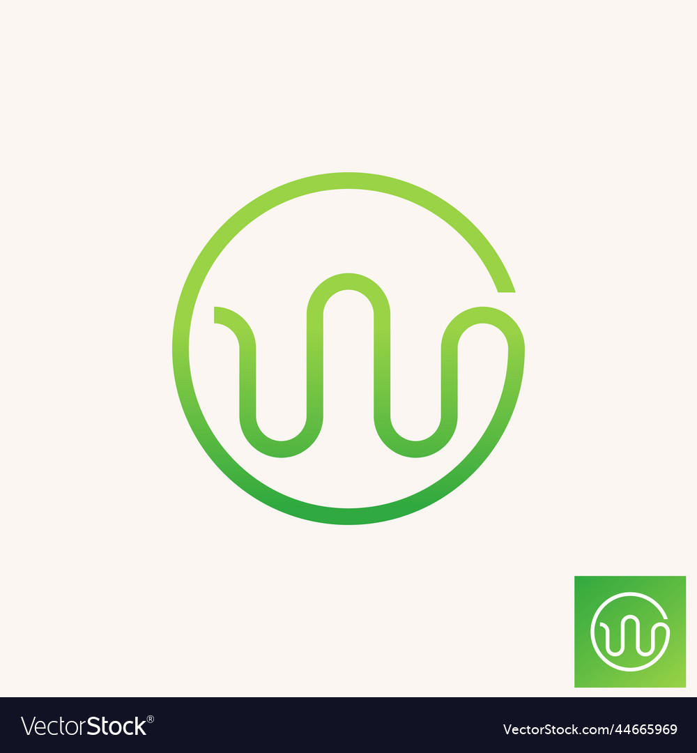 Reflection line attractive sound audio wave circle vector image Reflection line attractive sound audio wave circle