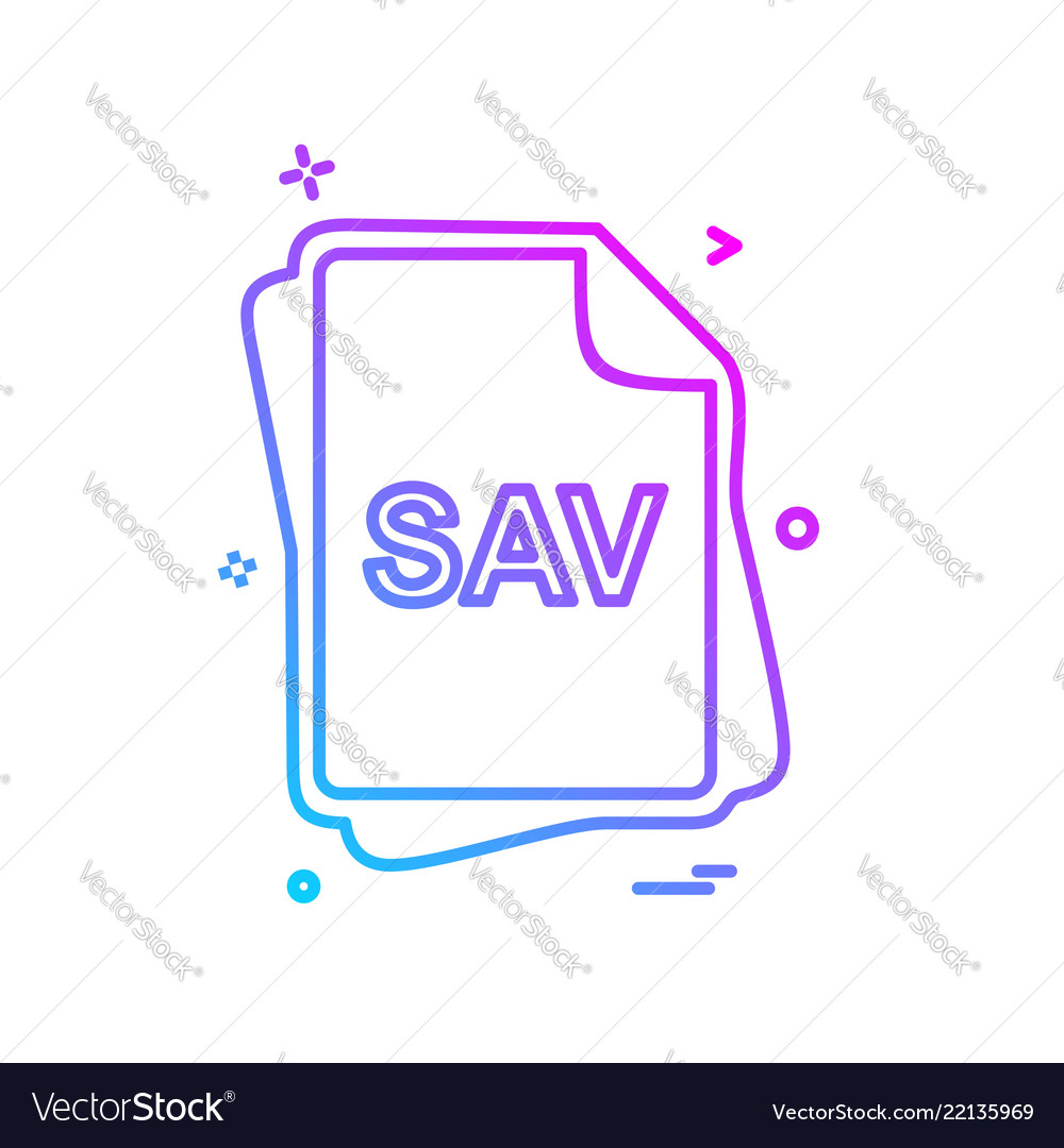 SAV File Type Icon