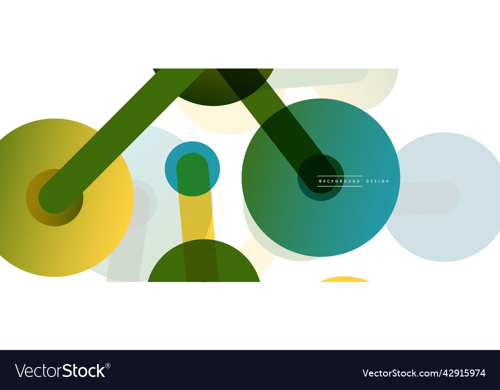 Abstract background round dots connected by lines Vector Image Abstract background round dots connected by lines