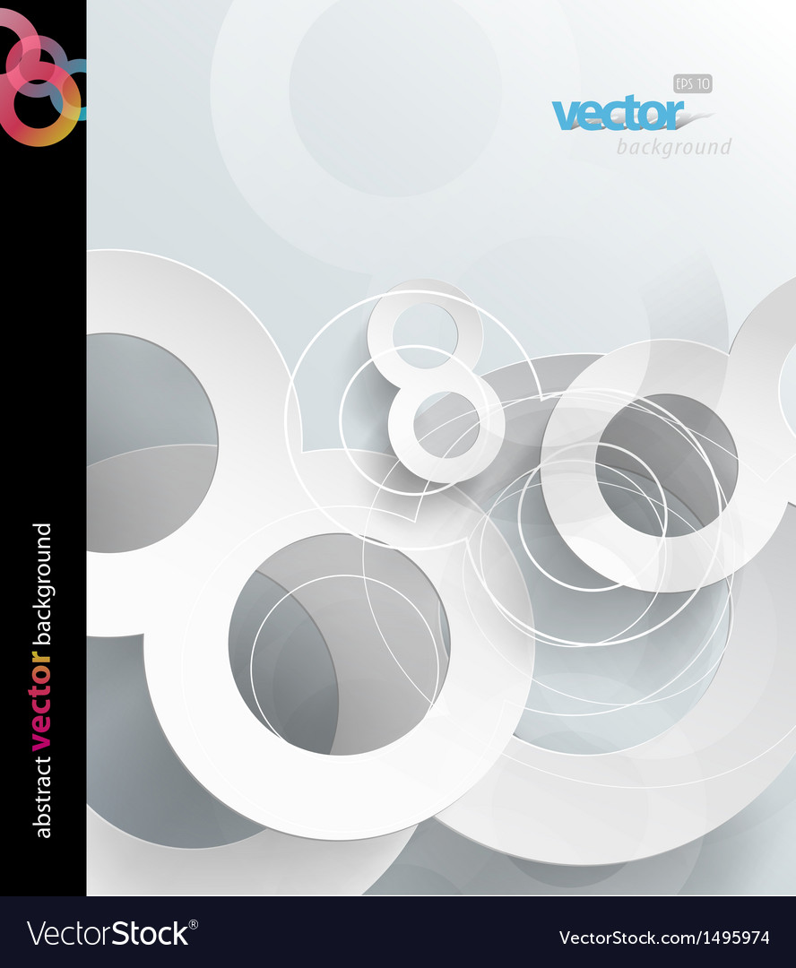 Abstract background with circles