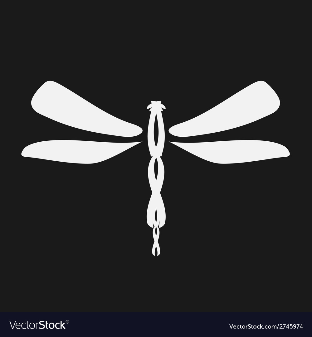 Dragonfly icon Royalty Free Vector Image - VectorStock