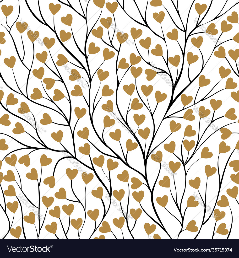 Elegant Tree Branch Seamless Pattern