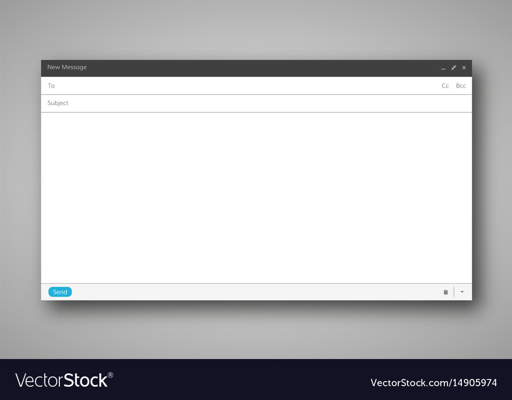 Email Template - Blank Interface