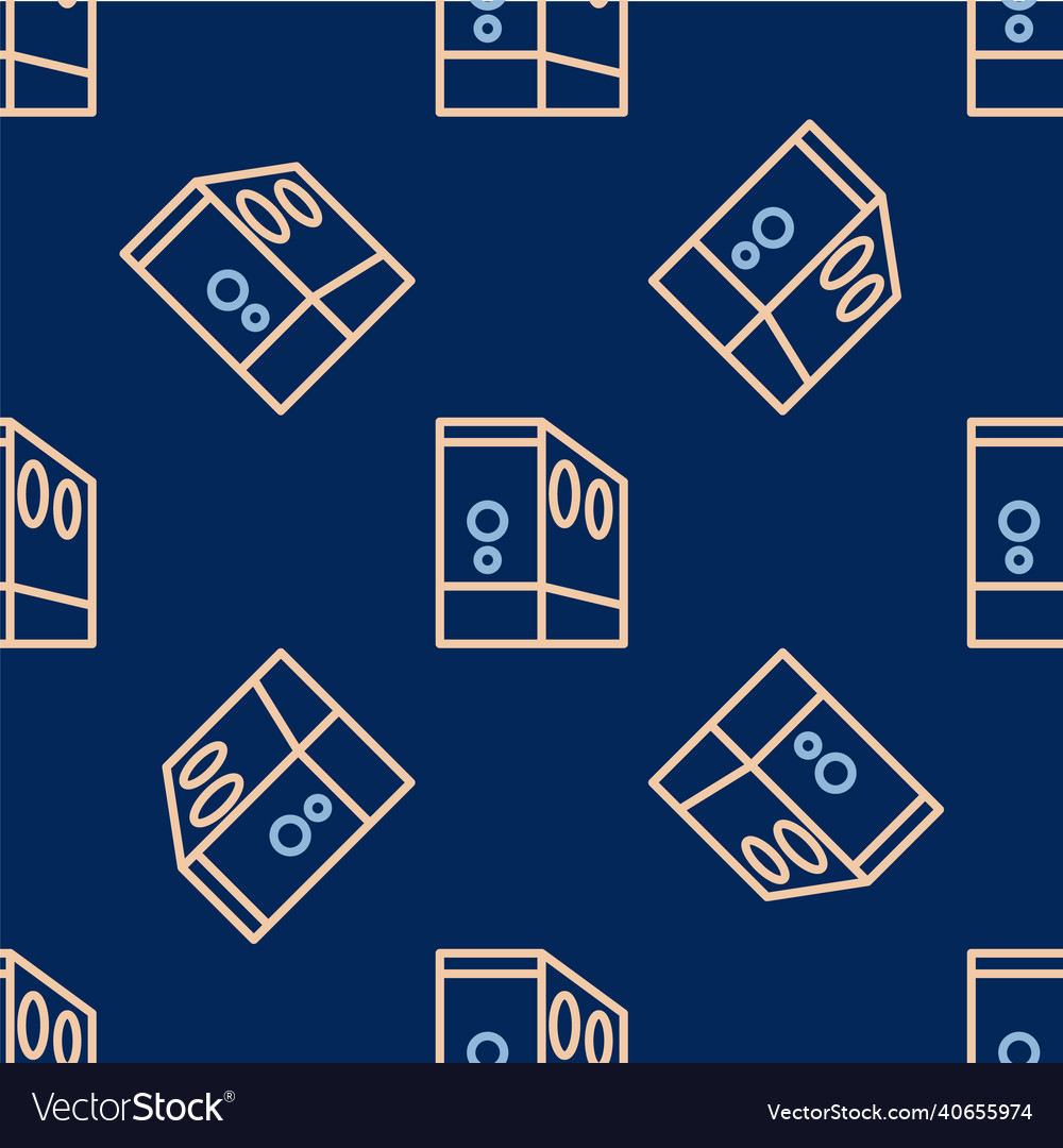 Line case of computer icon isolated seamless