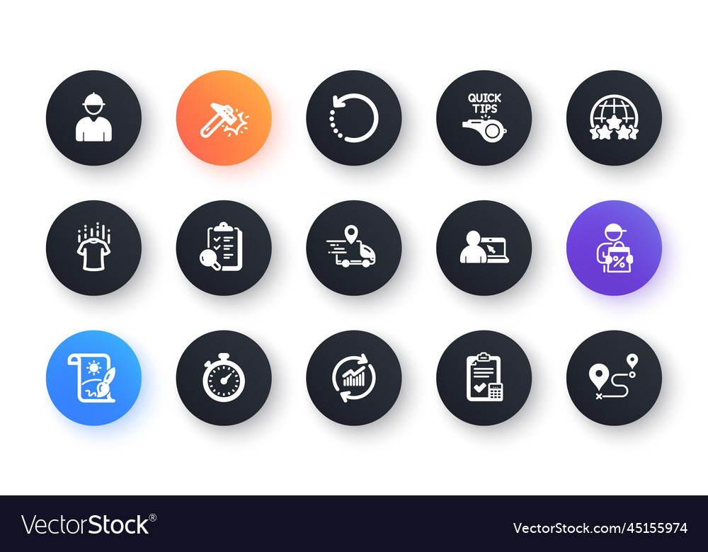 Minimal set of recovery data engineer and inspect Vector Image Minimal set of recovery data engineer and inspect