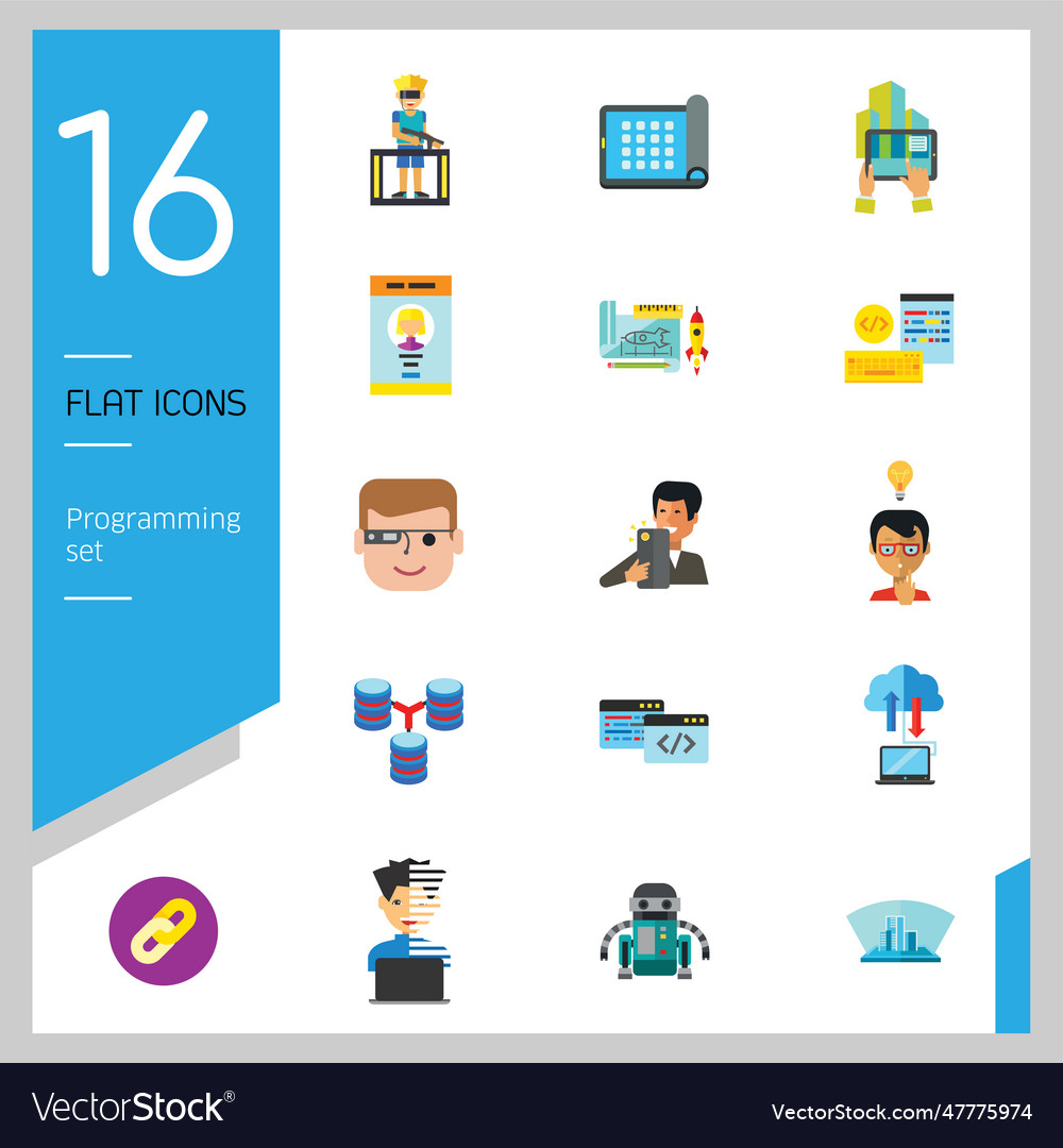 Programming icon set