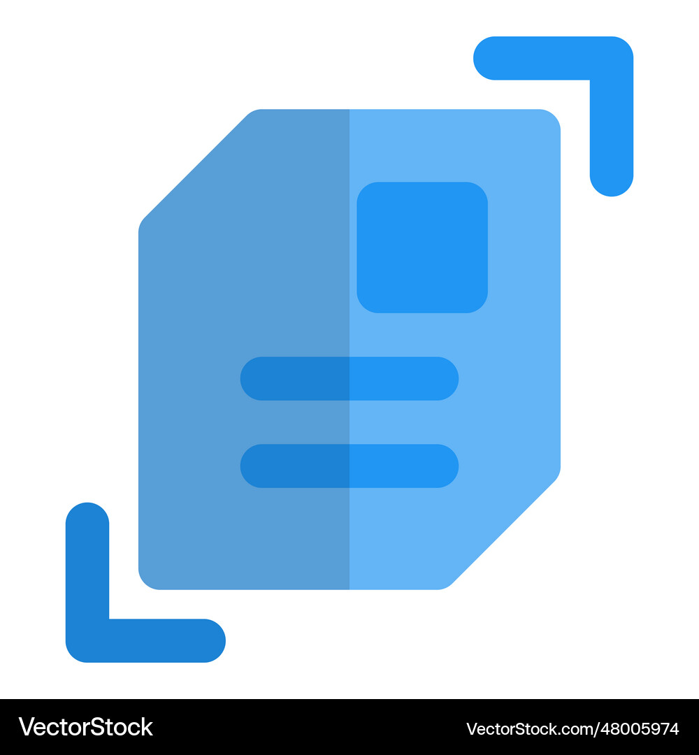 Scanner for digital files security Royalty Free Vector Image