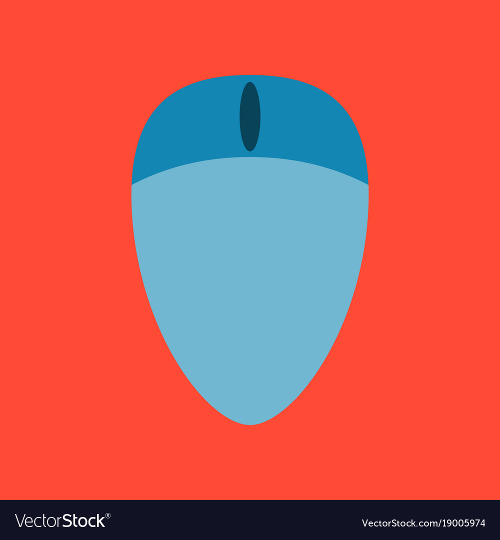 Technology gadget in flat design computer mouse