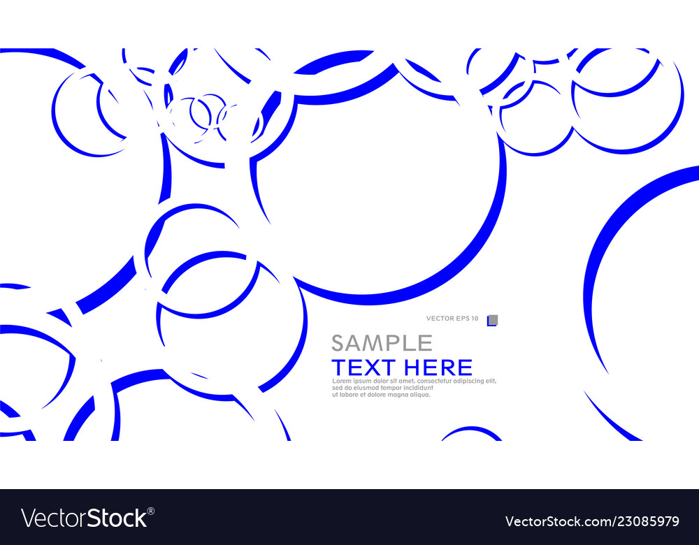 Abstract background with circles vector image Abstract background with circles