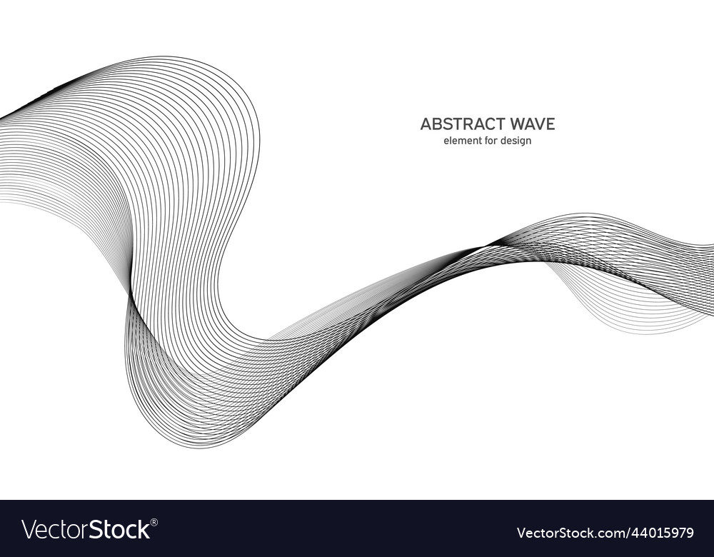 Abstract wave element for design digital vector image Abstract wave element for design digital
