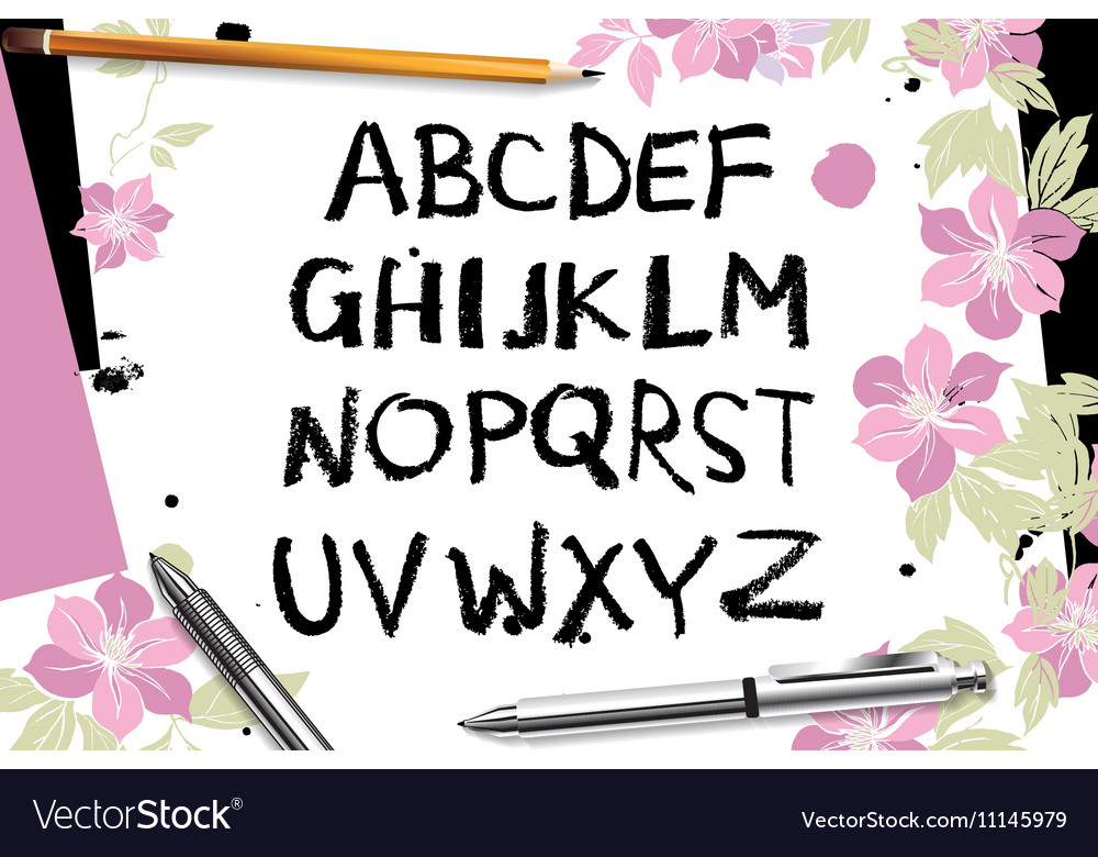 Calligraphic script font