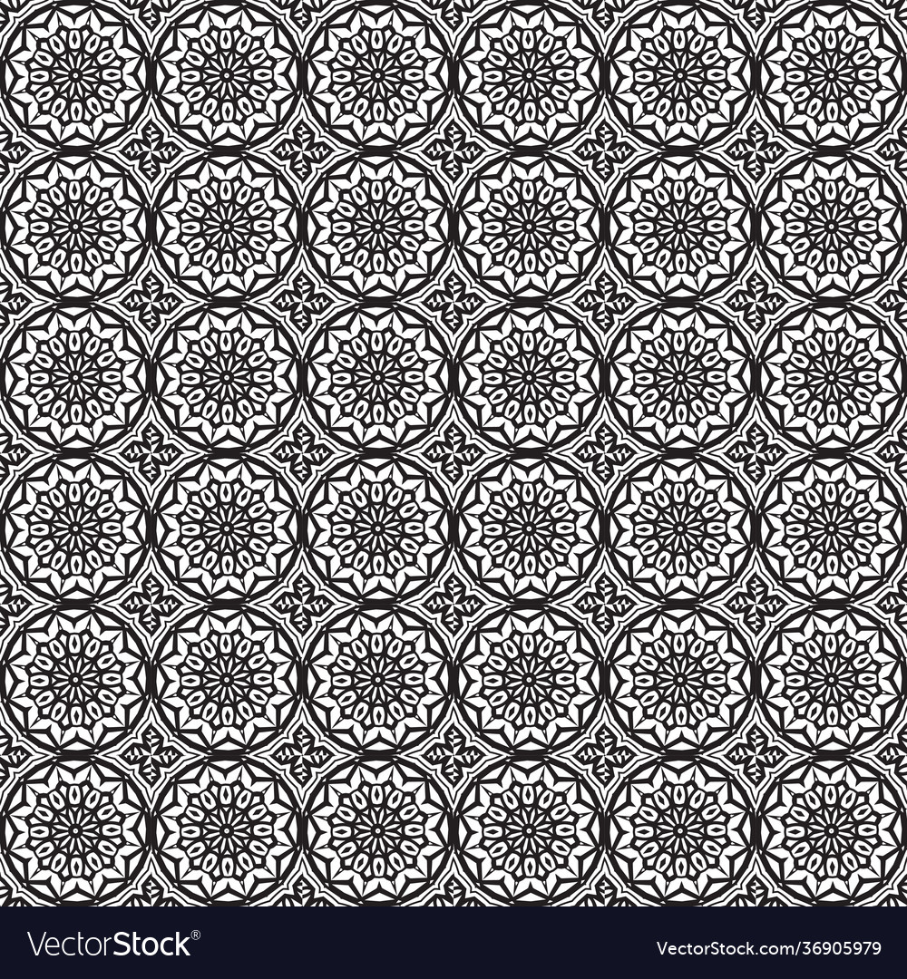 Classic batik seamless pattern background Vector Image