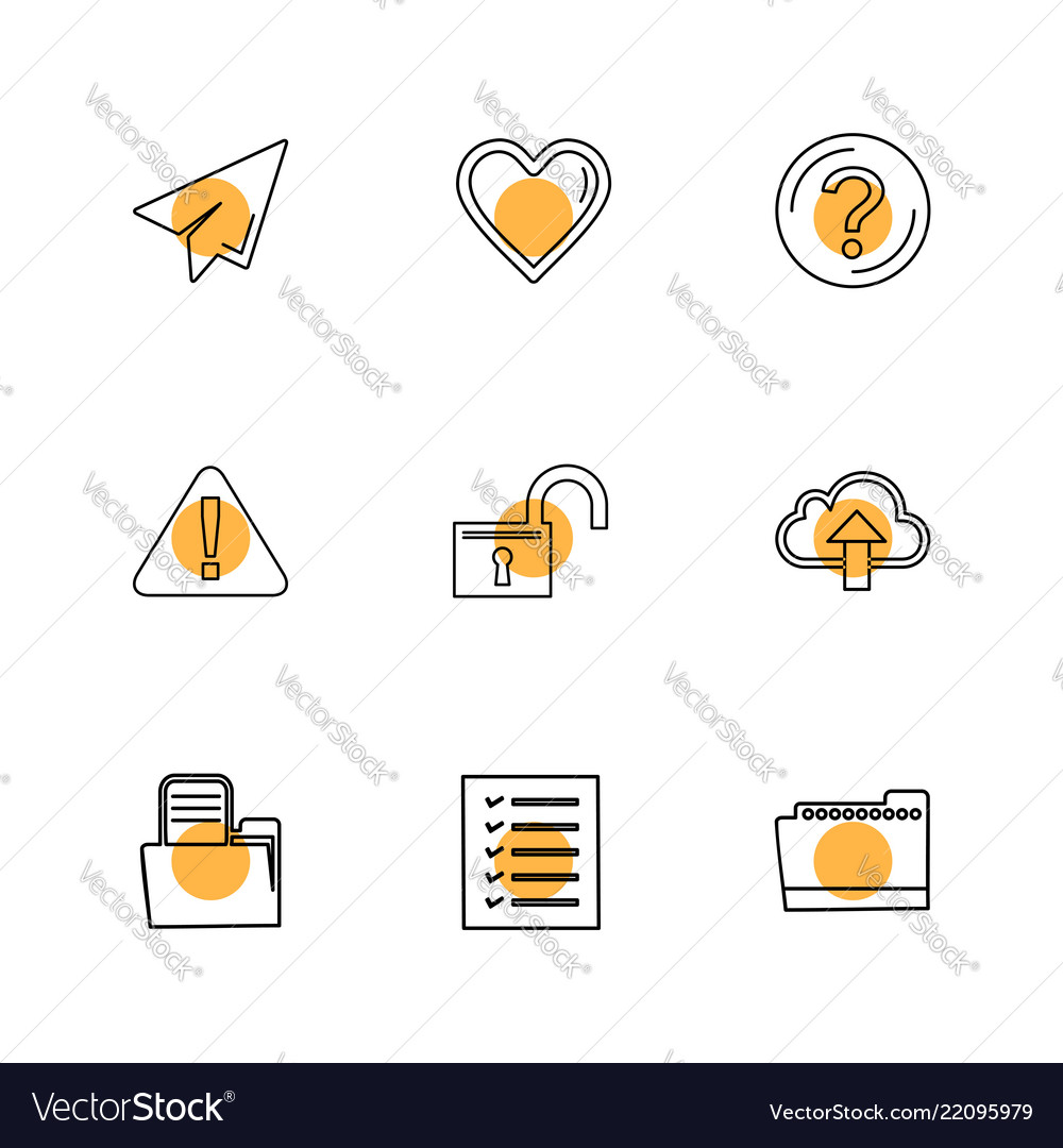 Ordner Dateien Verzeichnis Suche Code eps Icons