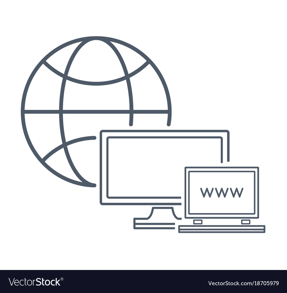 Internet technology icons