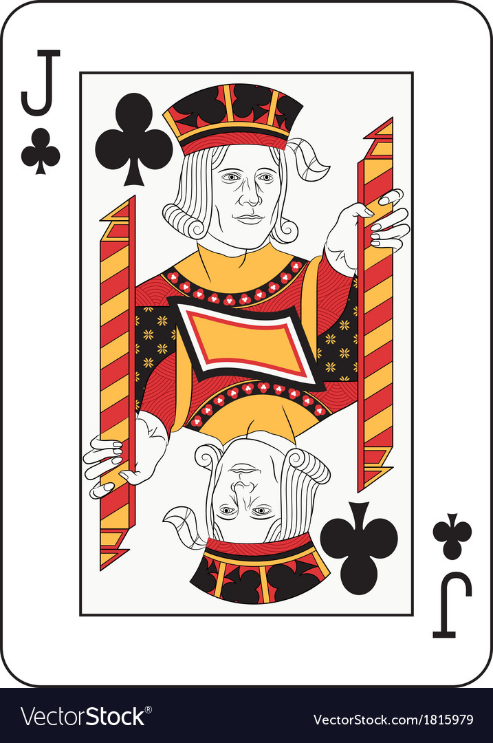 Jack of Clubs Royalty Free Vector Image - VectorStock