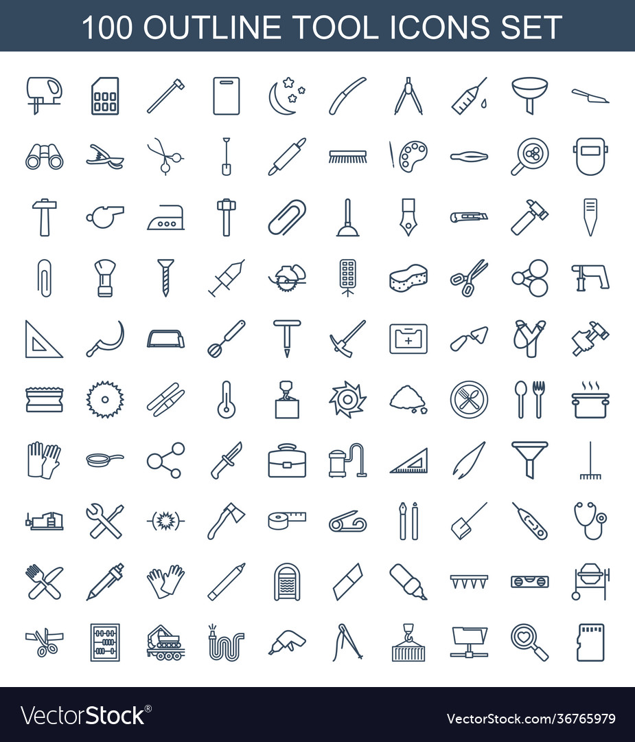 Tool icons