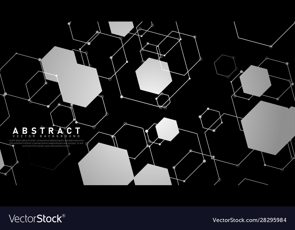 Abstract background overlapping shapes