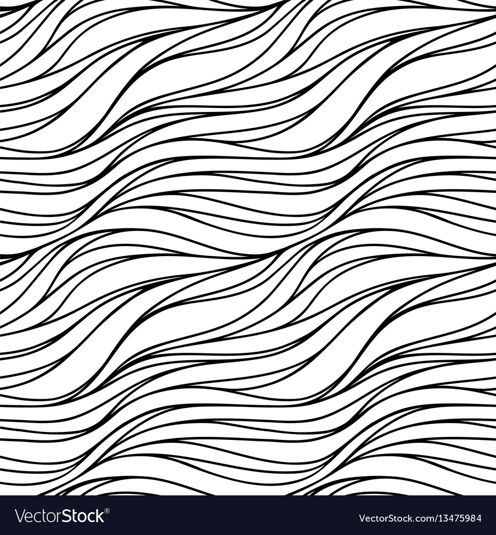 Abstract Line Wave Pattern