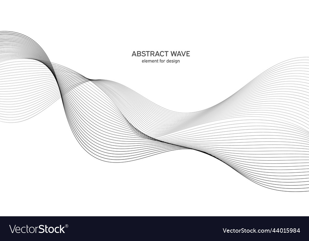 Abstract wave element for design digital vector image Abstract wave element for design digital