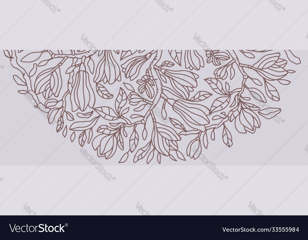 Background horizontal linear drawing vector image Background horizontal linear drawing