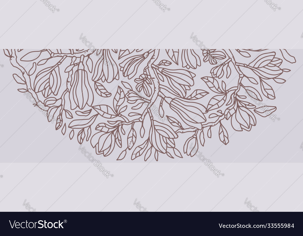 Background horizontal linear drawing