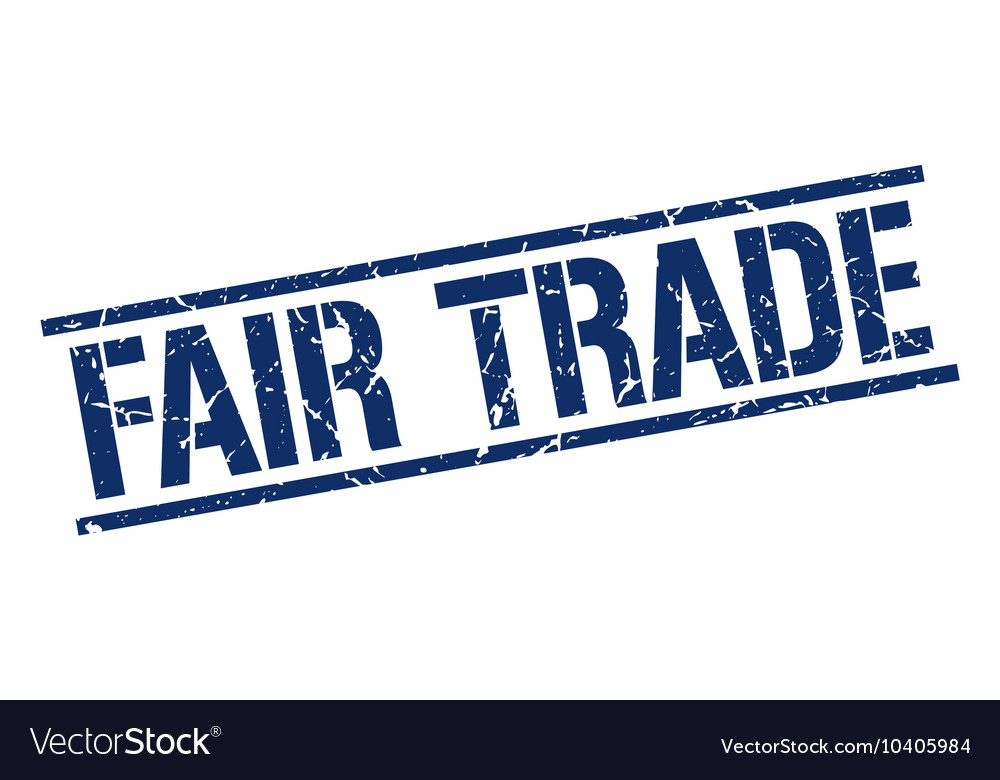 Fair Trade Stamp Royalty Free Vector Image Vectorstock