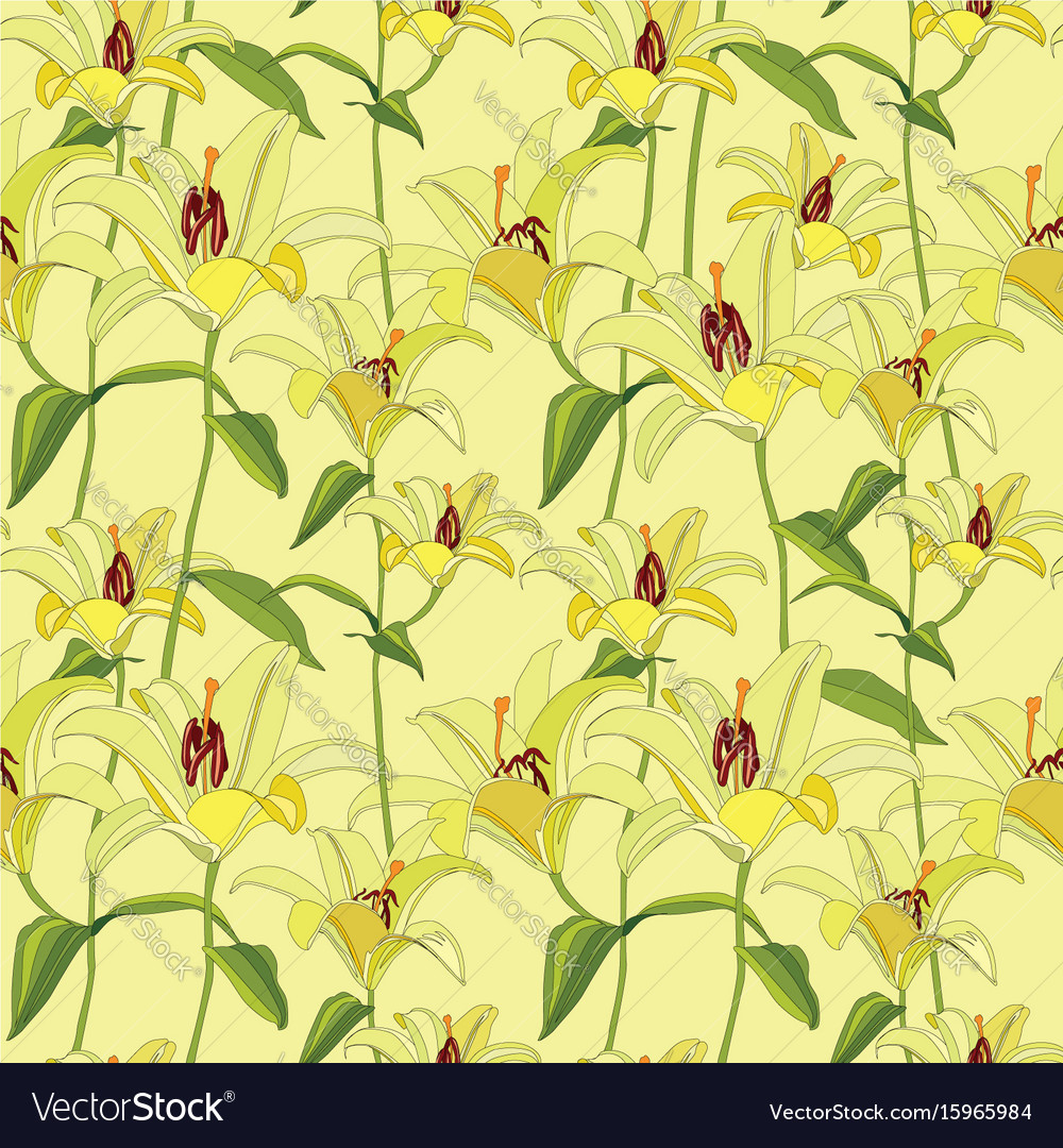 Floral pattern flower seamless background