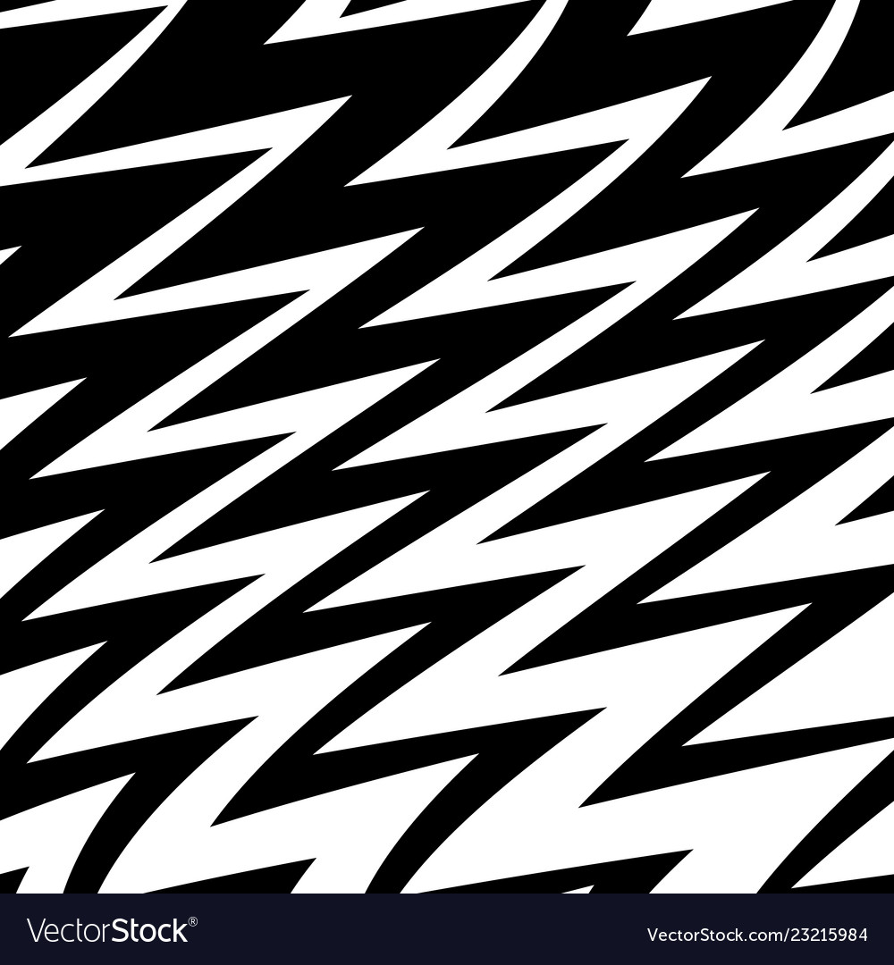 Geometric simple zigzag print wave pattern vector image Geometric simple zigzag print wave pattern