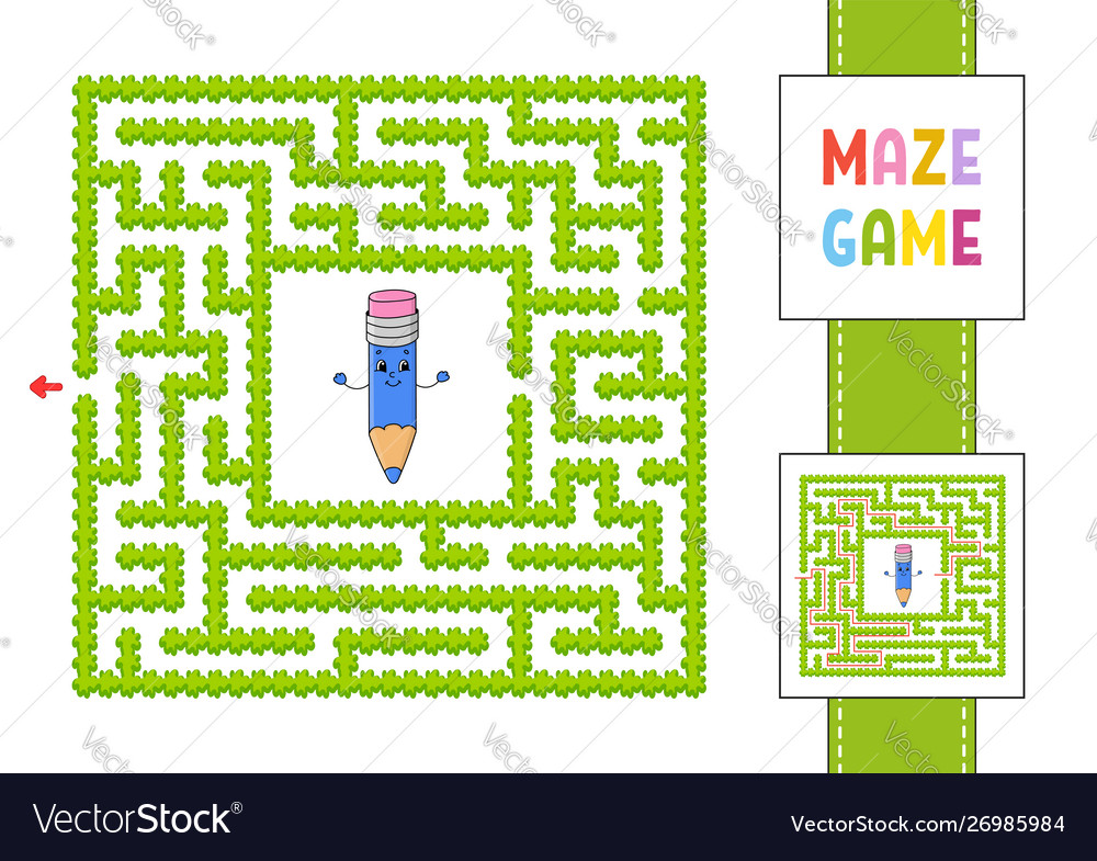 Maze Spiel für Kinder lustig labyrinth Bildung