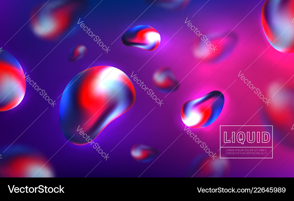 Liquid fluid background Royalty Free Vector Image