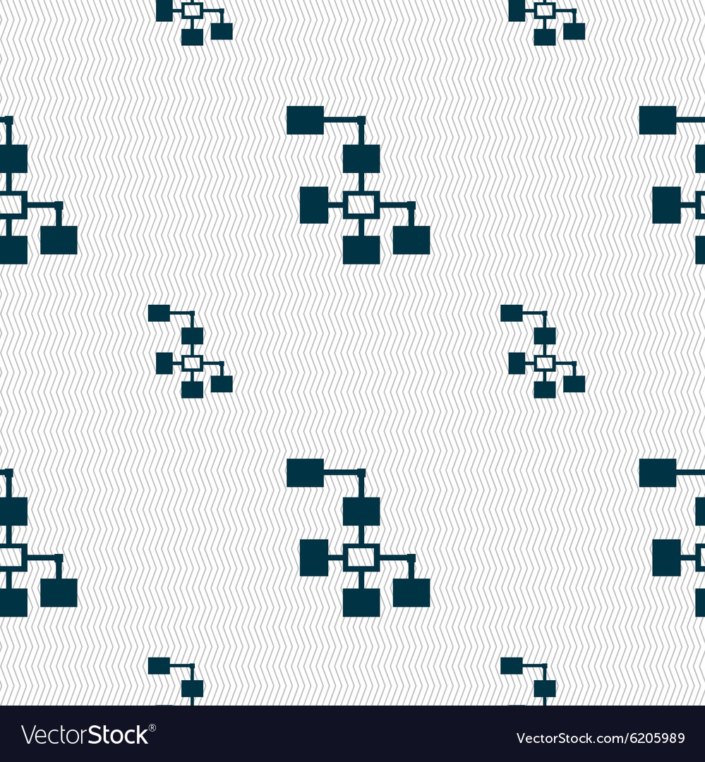 Local network icon sign seamless pattern