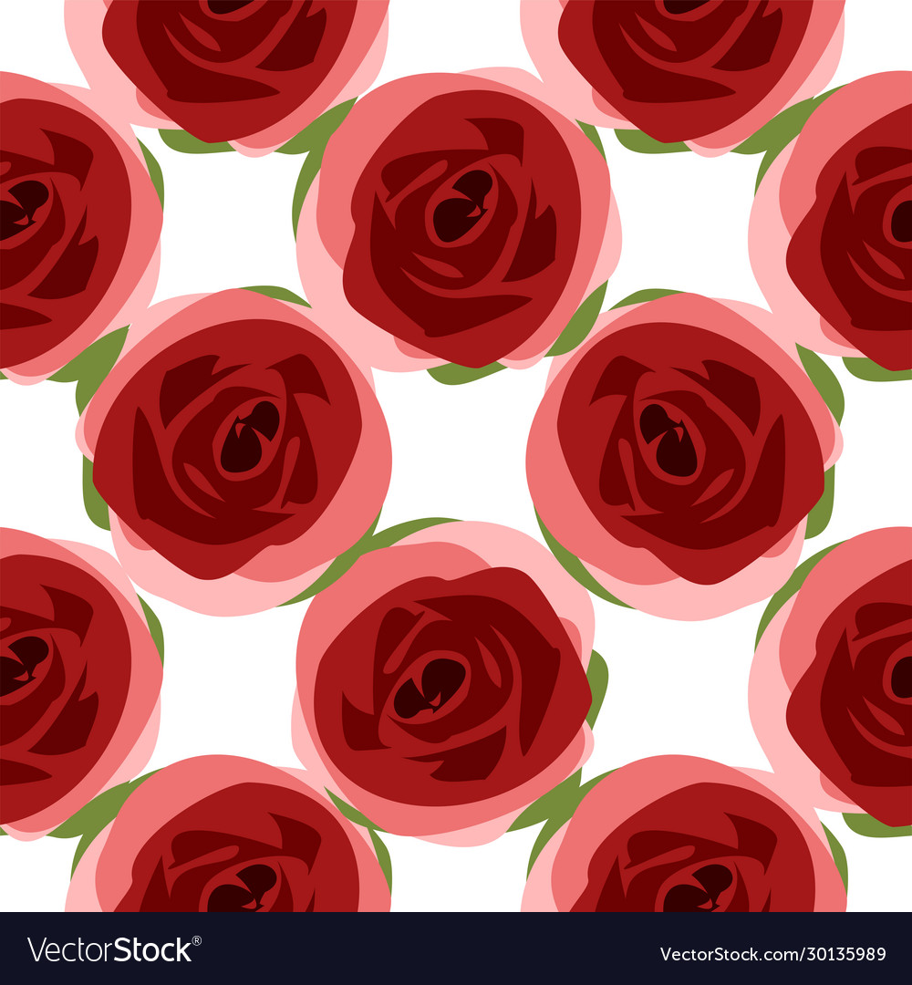 Seamless floral background with rose flowers