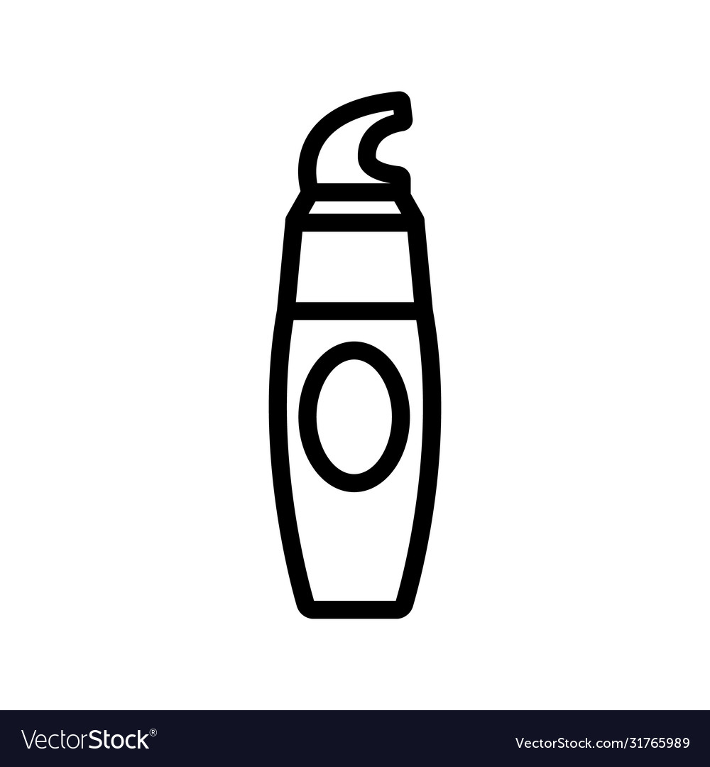 Serum spray bottle icon outline vector image Serum spray bottle icon outline