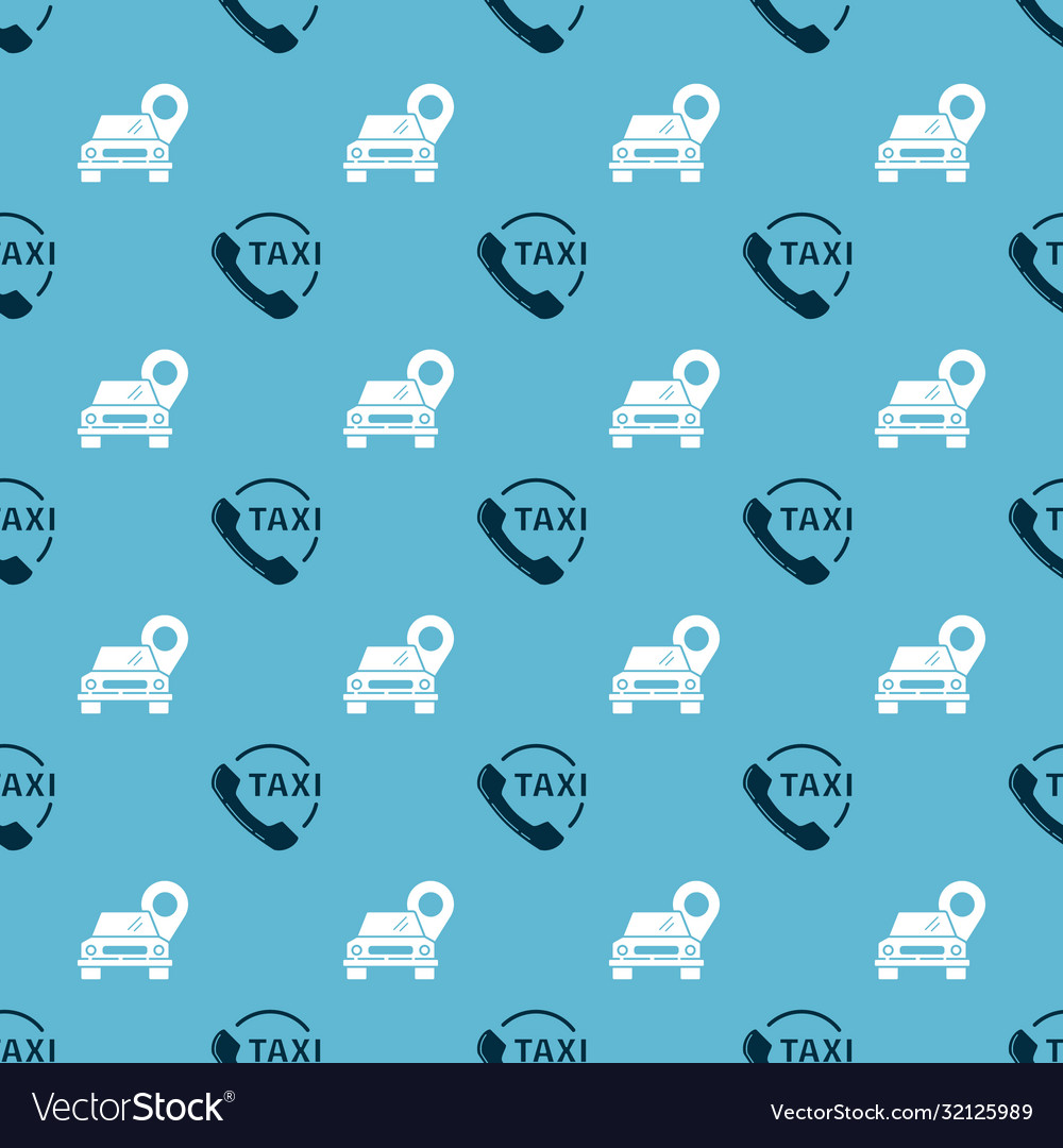 Set taxi call telephone service and map pointer